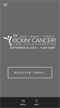Mobile Screenshot of kickincancer.com
